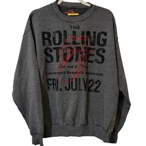 NEW oversized embroidered sweatshirt cotton band Christmas gift Rolling Stones